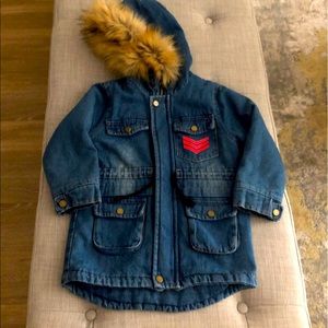 Boys Denim fall/ winter Jacket 3/4 years